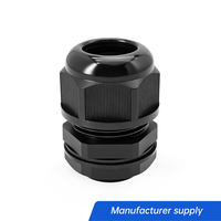 Presse-étoupe en polyamide étanche avec filetage M NPT G PG, certifié UL94-V2 CE IP68 pour applications solaires PA6 PA66