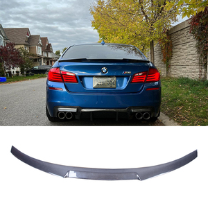 For 5 Series F18 /F10 M5 Sedan M4 Style Carbon Fiber Rear Spoiler Trunk Wing 2009-2016 - Product Image 1
