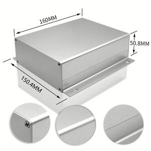 Wall Mounted Aluminum Alloy Electrical Junction Box Custom Anodized Profile IP54 Rated OEM/ODM Power Inverter <b>Enclosure</b> - Product Image 5