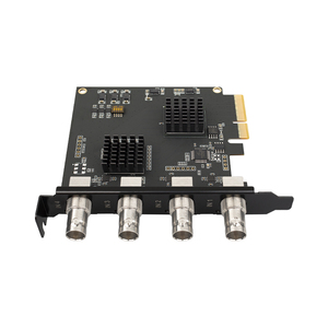 Carte de capture <span class=keywords><strong>Acasis</strong></span> 4 canaux PCIE Carte vidéo SDI 1080P 60FPS Carte de capture pour réunion de jeu Diffusion en direct - Product Image 1
