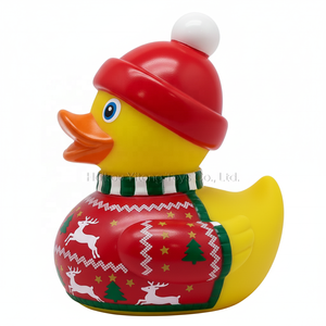 Kids Custom Rubber Duck Bath Toys Shaped Bathtub Toys Printed with Exclusive Pattern Designs - Product Image 3