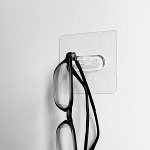 Trong Suốt Hình Vòng Tự Dính Móc Kệ Hỗ Trợ Nhựa Wall-Mount Hanger Chủ Cho Nhà Bếp Và Phòng Tắm Phụ Kiện - Product Image 5