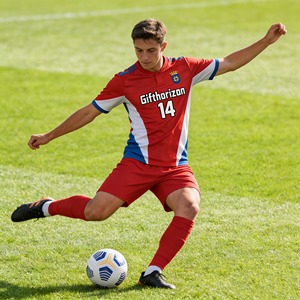 Ensemble de maillots de football personnalisés 100% polyester, séchage rapide, respirant, col rond, vente en gros pour adultes F00 - Product Image 2