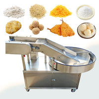 Machine à paner rotative automatique pour poulet frit, filets de poisson, en acier inoxydable, haute efficacité, pour aliments surgelés