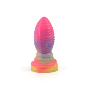 YOCY Newest Luminous Penis Ancient Mythical Beast Desert Armadillo Sex Toy Masturbation Luminous <b>Dildo</b> Gorgeous Multi-color - Product Image 2