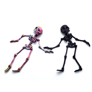 Populares Adornos de Calaveras Impresas en 3D, Figuras Articuladas de Esqueletos Deformables, Juguetes de Plástico - Product Image 2