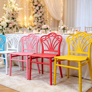 Sino Perfect Wholesale Event Wedding Hotel Furniture White Chiavari Tiffanie Children Kids Plastic Party <b>Chair</b> Dining Rental - Product Image 6