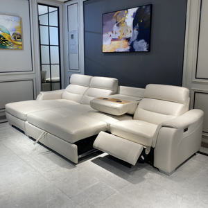 أريكة كهربائية ذكية على شكل لتر ، متعددة الوظائف ، قابلة للشحن usb-c ، تخزين وحدات - Product Image 2