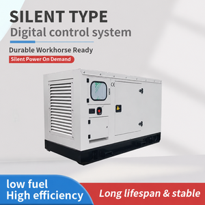 Generador Diésel Silencioso de 30KW 38KVA, Marco Abierto, Arranque Automático, ATS, Monofásico, Salida de CA 110V-480V 50/60Hz, Alternador - Product Image 2