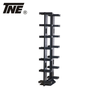 2 postes rack ouvert avec gestion de câble verticale