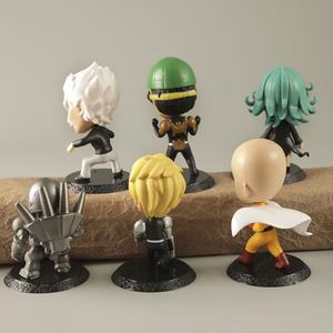 Juego de 6 Figuras de Acción de Anime de One Punch Man, Versión Q de 10 cm, Saitama, Genos, Tatsumaki, PVC, Juguetes, Regalos para Niños - Product Image 6