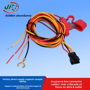 <span class=keywords><strong>JFS</strong></span> Suministro Directo de China: Caja de Fusibles Tipo Cuchilla para Arnés de Cables Automotrices con Portafusibles Conectado a Cable, Longitud Personalizable - Product Image 4