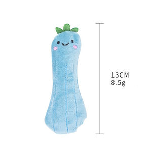 Giocattoli di carta ad alto volume pepe vegetale di mais carota melanzana erba gatta giocattoli di peluche con suoni di carta - Product Image 5