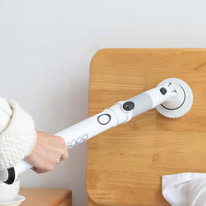 Alat pembersih Ultrasound 2 in 1, pegangan panjang dapat dilepas alat pembersih sikat Toilet barang berguna untuk rumah plastik tangan IPX5 - Product Image 2