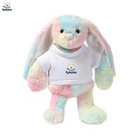 Fabricant de jouets en peluche personnalisés, lapin en peluche, usine OEM ODM, vente en gros, mascotte personnalisée pour événements d'entreprise et cadeaux de fêtes CPC