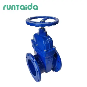 PN16 pn25 sắt dễ uốn đàn hồi ngồi handwheel acuator mặt bích Van cổng