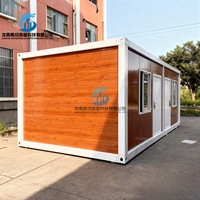 Casa contenedor de 2-3 pisos objetivo de EE. UU. 40 pies-Casa prefabricada modular al aire libre personalizada con techo Proveedor al por mayor