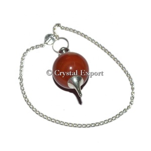 Compre en Línea Péndulos de Bolas de Ágata Roja - Product Image 1