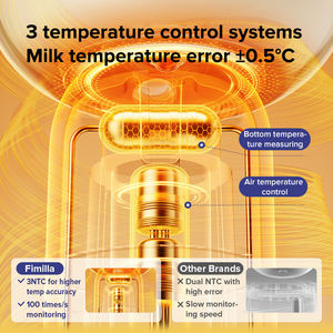 Scalda <span class=keywords><strong>latte</strong></span> elettrico di nuovo Design e Shaker multifunzionale senz'acqua biberon più caldo per 0-12 mesi di alimentazione del bambino - Product Image 3