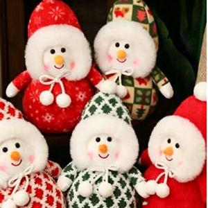 Ready to Ship Knit <b>Hat</b> Pattern Snowman Doll Cartoon Soft Plush Toys Stuffed <b>Animal</b> Toys Crane Machine Arcade <b>for</b> Kids Adults - Product Image 1