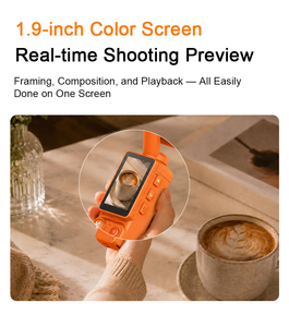A30 Model 1.9" LCD Handheld <b>Gimbal</b> <b>Camera</b> Recorder 1080p Ultra-Clear Anti-Shake Sports 160 Wide Angle Audio Video MicroSD - Product Image 6