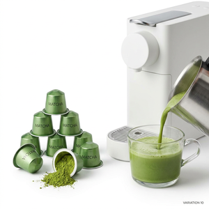 Cápsulas de Ube Matcha Latte, Té Adelgazante de Moda, Marca Privada OEM para Bebida Viral en Caja/Bolsa a Granel - Product Image 3