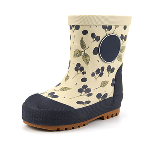 Bottes <span class=keywords><strong>de</strong></span> pluie imprimées imperméables pour enfants unisexes avec doublure douce et chaude Bottes <span class=keywords><strong>de</strong></span> pluie d'hiver pour enfants - Product Image 1