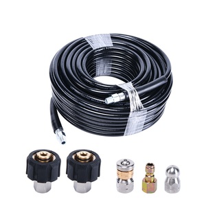 Manguera de lavado a presión, longitud personalizada de 18mpa-2600psi para lavado de coches, Kit de chorro de alcantarillado, manguera de limpieza de drenaje - Product Image 2