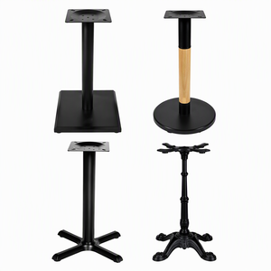 Base de <span class=keywords><strong>table</strong></span> <span class=keywords><strong>ronde</strong></span> de qualité commerciale, <span class=keywords><strong>pied</strong></span> de <span class=keywords><strong>table</strong></span> <span class=keywords><strong>en</strong></span> métal robuste, résistant à la rouille, <span class=keywords><strong>pied</strong></span> réglable, restaurant, café, <span class=keywords><strong>bistrot</strong></span> - Product Image 1