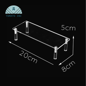 Support d'affichage en acrylique transparent TOMATO pour utilisation sur le bureau et le comptoir de vente au détail, avec une grande transparence, une structure robuste et un style moderne - Product Image 1