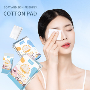 Almohadillas de algodón OEM de doble cara, malla AB de 2 capas, almohadilla estándar tipo sándwich para el cuidado de la piel y la eliminación de maquillaje. - Product Image 1