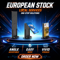 Pantallas LED Plegables para Interiores de 3840Hz, Pantalla de Video para Pared, Señalización Digital, Pantalla LED Plegable para Póster P1.86 P2.5