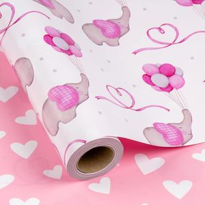 Papel de regalo para baby shower, disponible en varios diseños, personalizable, estilo neutro para niño y niña. - Product Image 2