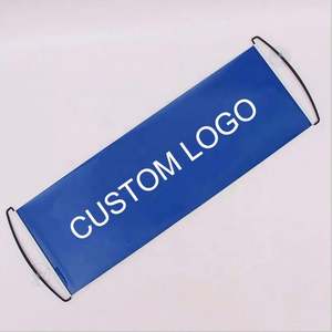 Drapeau publicitaire dessiné à la main, drapeau de promotion d'activité d'entreprise, bannière déroulante imprimée bon marché pour promotion et cadeau - Product Image 2