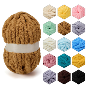 Hilo Chenille Grueso de 3 mm, 100% Poliéster de Alta Resistencia con Patrón Teñido - Product Image 4