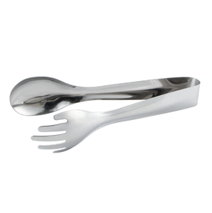 Pinzas y Cuchara de Acero Inoxidable DFT21 para Espaguetis, Ensaladas y Huevos, con Cinco Puntas, para Hornear, Buffet, Cafetería - Product Image 1