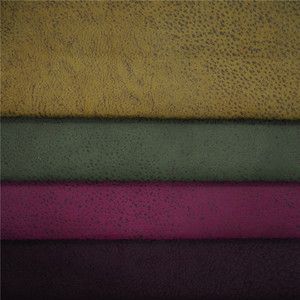 ¡Muestra gratis! Poliéster pegamento en relieve de cuero de imitación de terciopelo, textiles para el hogar, sofá de tela - Product Image 3