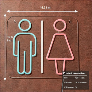 Hersteller-Dropshipping: Kundenspezifische Acryl-Neonlichter, 5V USB Neonbuchstaben für Wohnzimmerdekoration, IP65 Landschaftsanwendung, Warmweiß - Product Image 5