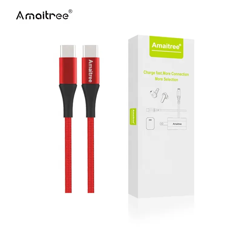 Amaitree cavo USB tipo C cavo dati per telefono cellulare ricarica rapida USB-C cavo di ricarica Super veloce