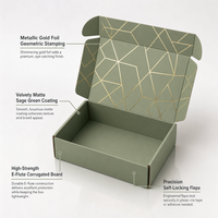 Boîte d'expédition en carton ondulé personnalisée et recyclable pour colis aériens, taille sur mesure, imprimée, pour l'e-commerce