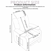 Canapé inclinable pour ordinateur réglable, chaise ergonomique pour joueurs, fauteuil lounge minimaliste en tissu pour chambre à coucher, studio, appartement