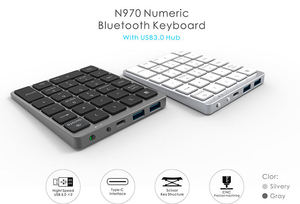 Wireless <b>bluetooth</b> Numeric <b>Keyboard</b> Hub Numpad <b>Keyboard</b> Wireless for Laptop Pc - Product Image 5