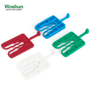Woshun 44x35mm Plastic U Shims Plastic Horseshoe Shim Horse Shoe Plastic Shim for The Window - Product Image 5