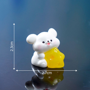 Chenjuns et mignon Space Star Moon Puppy Figurine, accessoires suspendus décoratifs bricolage, micro-paysage bureau Smal - Product Image 6