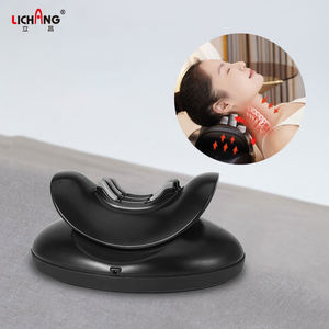 スマート電気リモコン首と肩の頸部牽引装置熱熱圧縮付きカスタムネック枕マッサージャー - Product Image 2