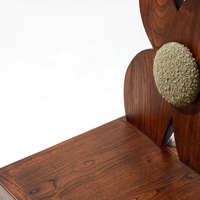 Chaises de salle à manger françaises Rosegia - Chaises de bureau et fauteuils individuels en bois massif durables de style mi-siècle |   Meubles de maison de style antique