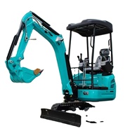 Mini-excavatrice de marque chinoise renommée de 1,7 tonne, modèle R322L, capacité de 0,018 m³, engin de terrassement à prix avantageux