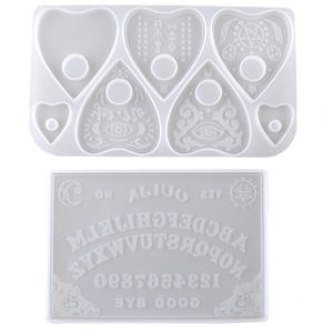 Mystérieux Moules en résine pour planche <span class=keywords><strong>Ouija</strong></span> et planchette Moules gothiques en silicone pour <span class=keywords><strong>jeu</strong></span> de société <span class=keywords><strong>Ouija</strong></span> - Product Image 4