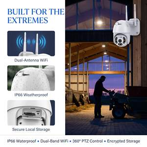 กล้องวงจรปิด WiFi PTZ 3MP ราคาประหยัด พร้อมระบบมองกลางคืน บันทึกข้อมูลลงการ์ดเสียงสองทาง ตรวจจับความเคลื่อนไหว รองรับ OEM ขายส่ง - Product Image 3