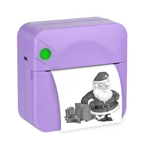 Multiple Color Inkless Printer Mini Impresora De Etiqueta Adhesivas Portatil Bluetooth Printer Wireless Printing Minipinter